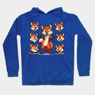 Funny foxes Hoodie